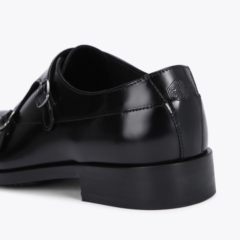 Kurt Geiger London Hunter Monk Men's Dress Shoes Black | Malaysia WO99-428