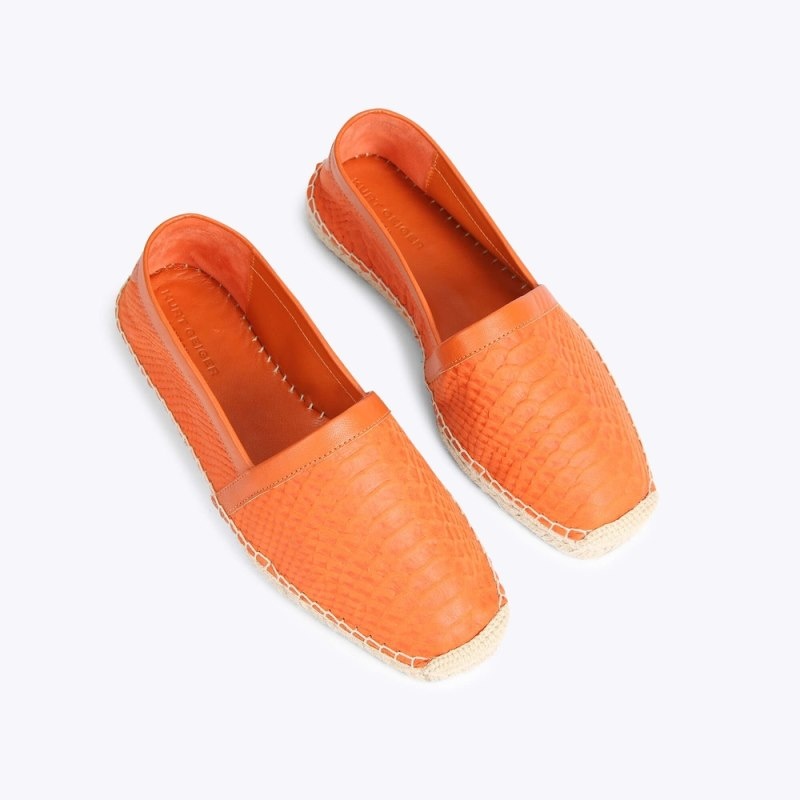 Kurt Geiger London Isaac Men's Casual Shoes Orange | Malaysia VY69-994