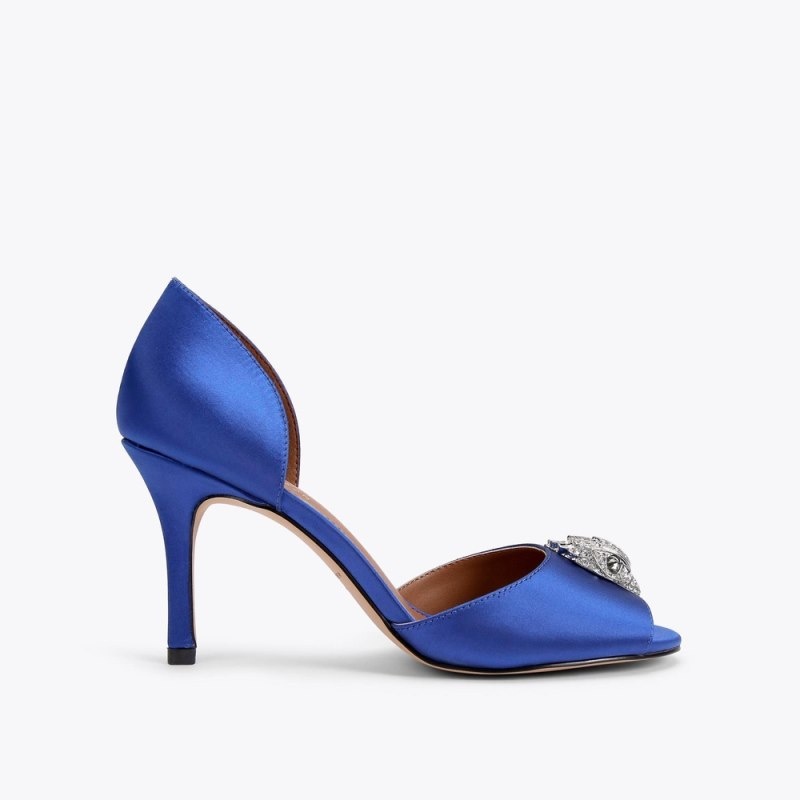 Kurt Geiger London Kensington D\'Orsay Women\'s Sandals Blue | Malaysia GL47-525