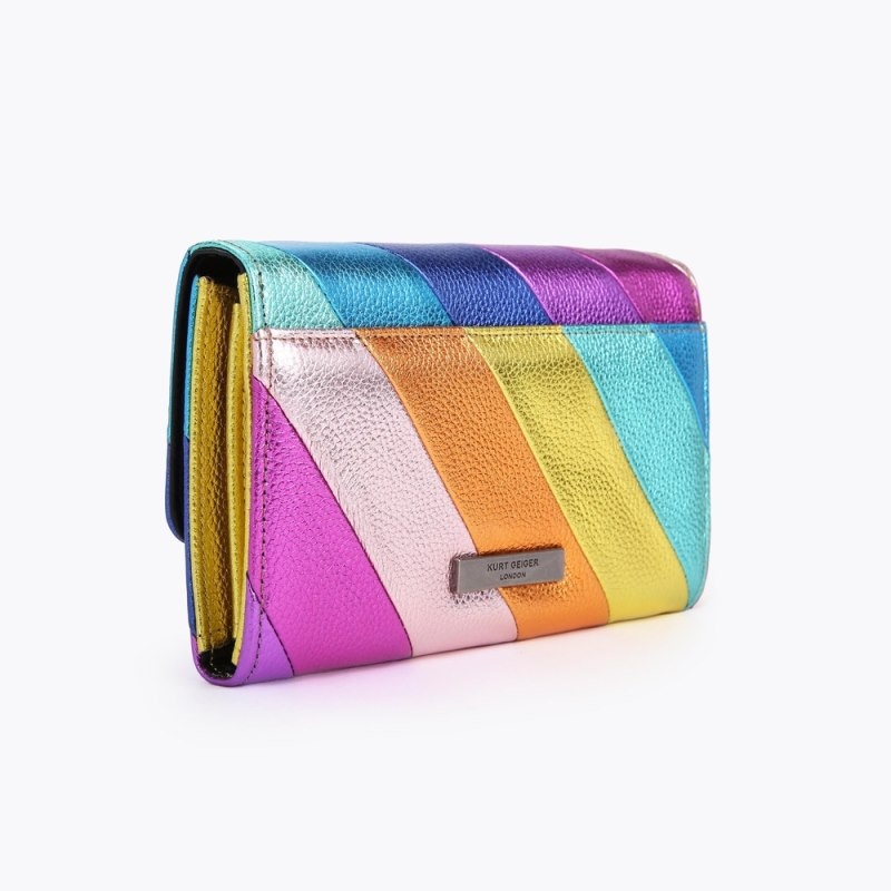 Kurt Geiger London Kensington Chain Wallet Women's Clutches Multicolor | Malaysia YW17-822