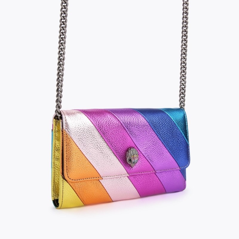 Kurt Geiger London Kensington Chain Wallet Women's Crossbody Bags Multicolor | Malaysia WH08-099