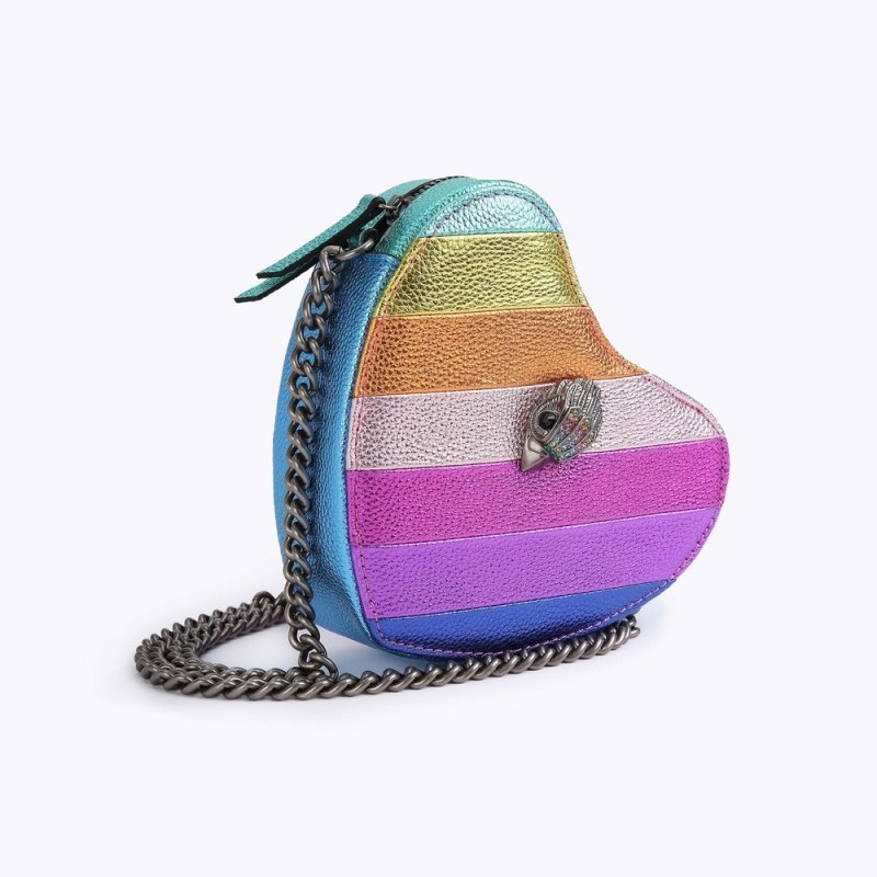 Kurt Geiger London Kensington Heart Women's Crossbody Bags Multicolor | Malaysia FK22-940