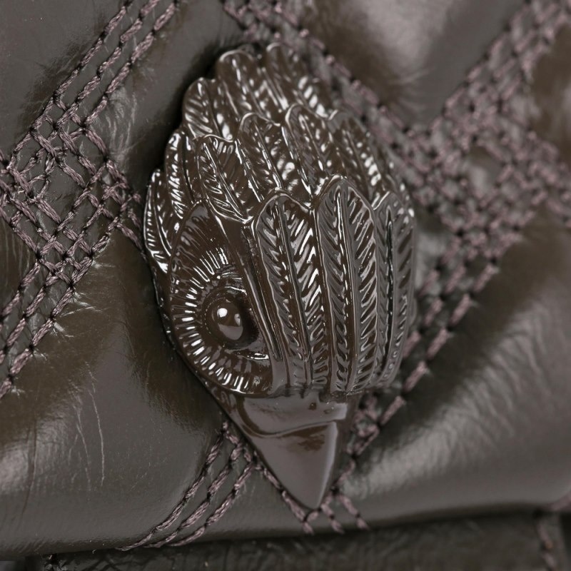 Kurt Geiger London Kensington Drench Women's Shoulder Bags Dark Brown | Malaysia NV86-153