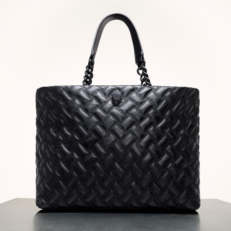 Kurt Geiger London Kensington Drench Women's Shopper Bag Black | Malaysia WN81-291