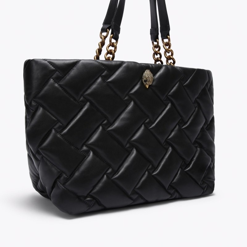 Kurt Geiger London Kensington Soft Women's Shopper Bag Black | Malaysia WD91-736