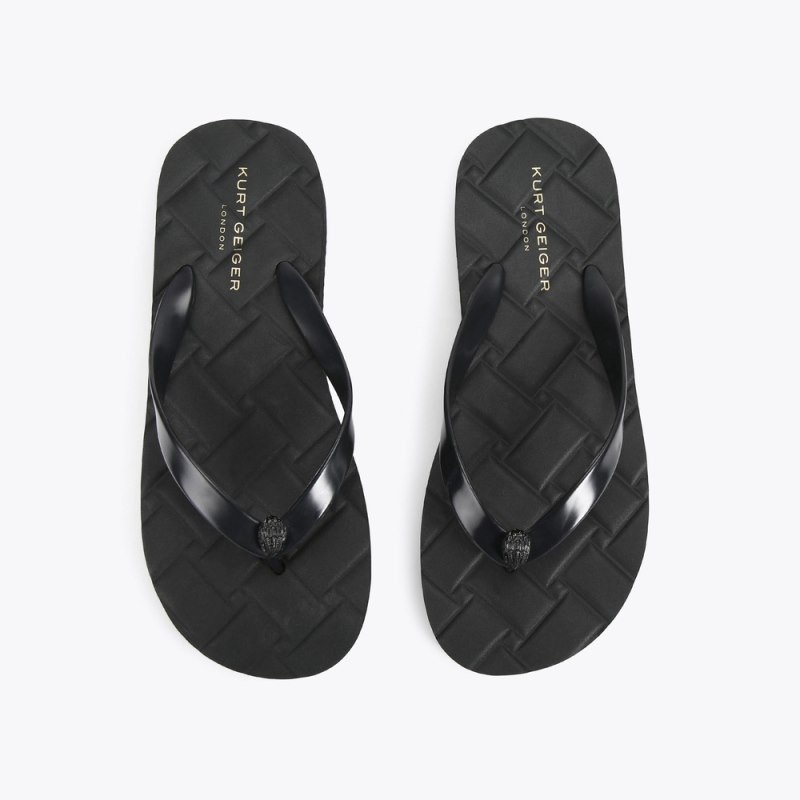 Kurt Geiger London Kensington Men's Sandals Black | Malaysia KP41-920