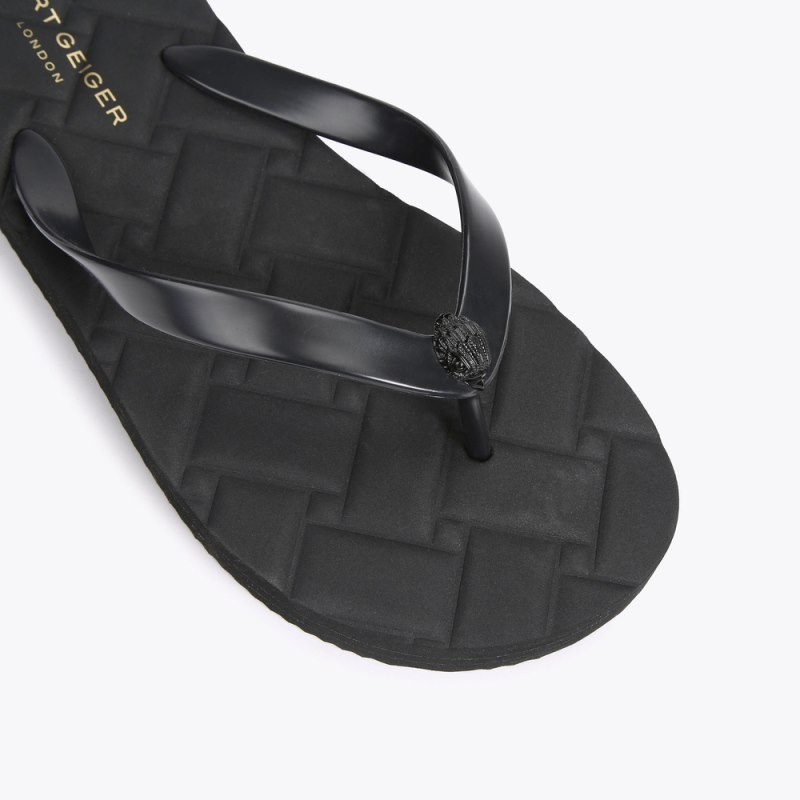 Kurt Geiger London Kensington Men's Sandals Black | Malaysia KP41-920