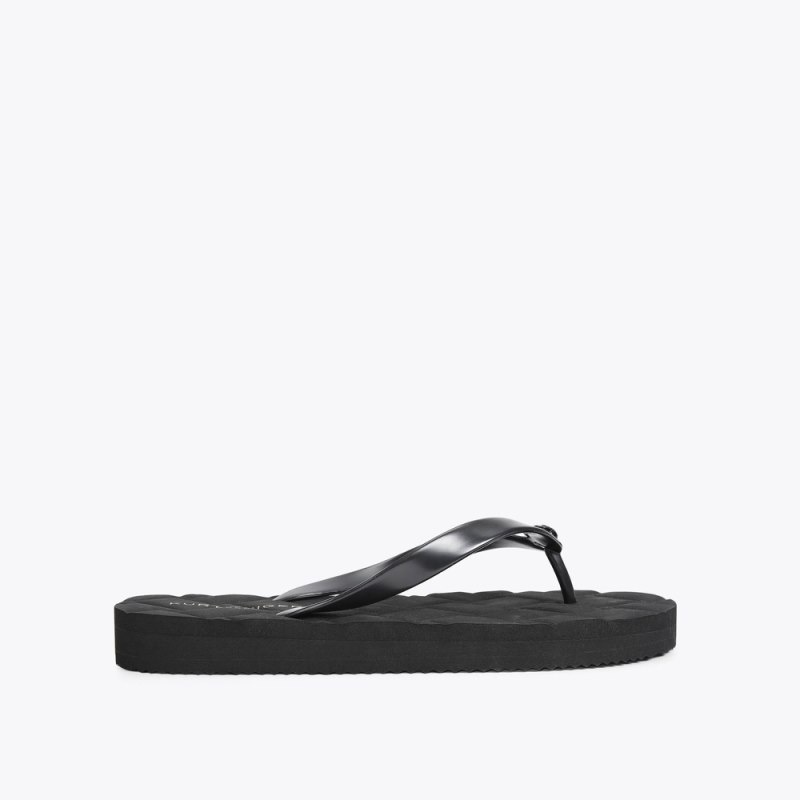 Kurt Geiger London Kensington Men\'s Sandals Black | Malaysia KP41-920