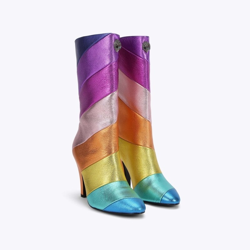 Kurt Geiger London Kensington Women's Knee-High Boots Multicolor | Malaysia IY49-927