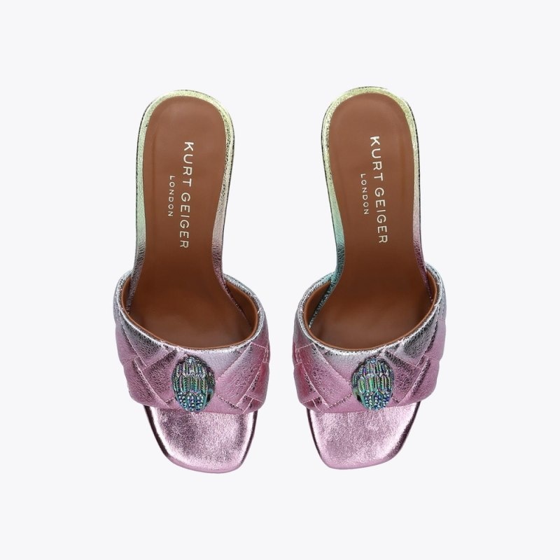 Kurt Geiger London Kensington Mule Women's Heels Pink | Malaysia UG49-623