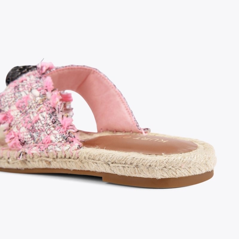 Kurt Geiger London Kensington Women's Espadrilles Pink | Malaysia QA22-668