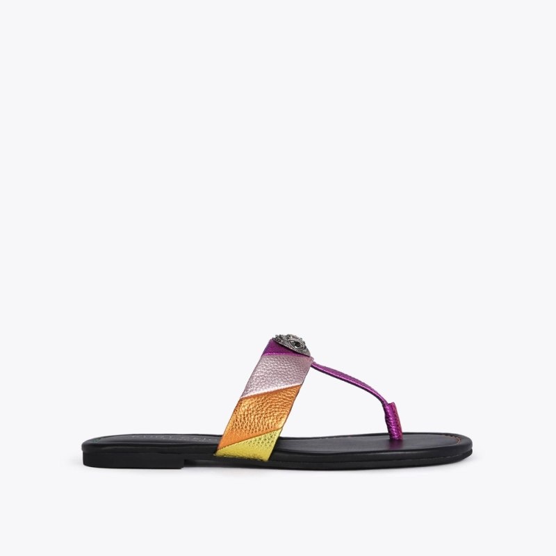 Kurt Geiger London Kensington Women\'s Flip Flops Multicolor | Malaysia GX11-193