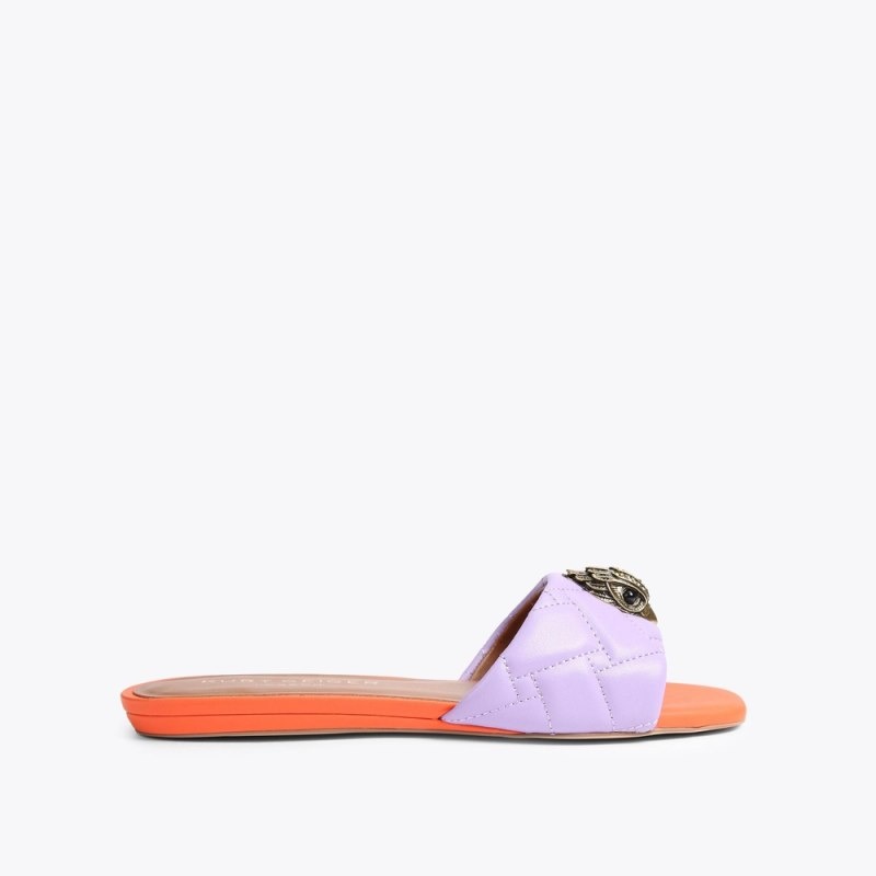 Kurt Geiger London Kensington Flat Women\'s Sandals Multicolor | Malaysia YF80-400