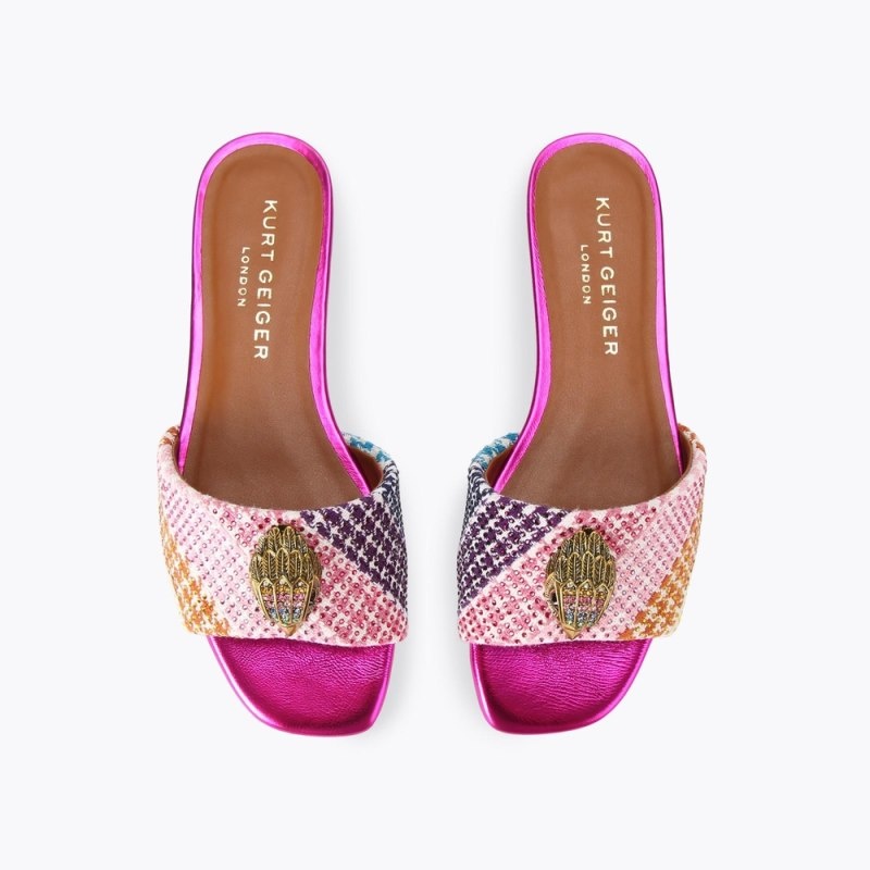 Kurt Geiger London Kensington Sandal Women's Flat Shoes Multicolor | Malaysia LP73-501