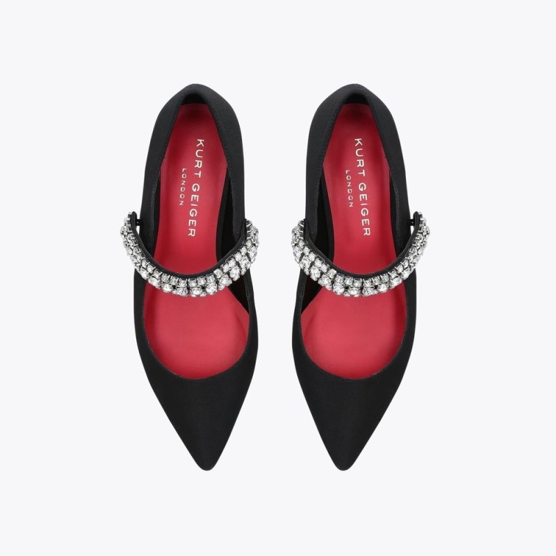 Kurt Geiger London Kingly Women's Flat Shoes Black | Malaysia TC36-130