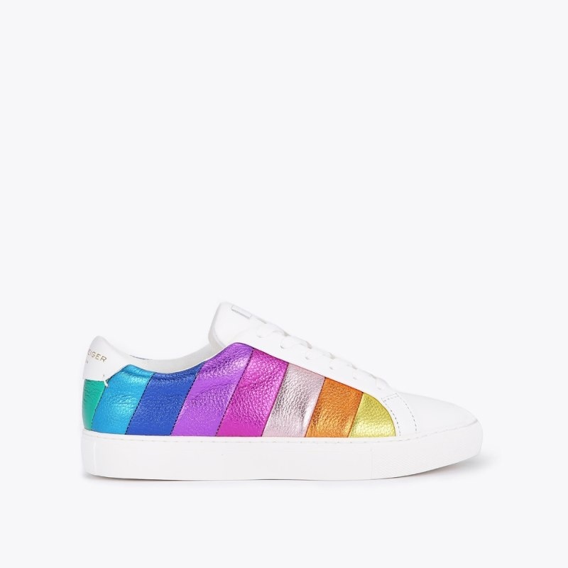 Kurt Geiger London Lane Stripe Women\'s Trainers Multicolor | Malaysia FM03-832