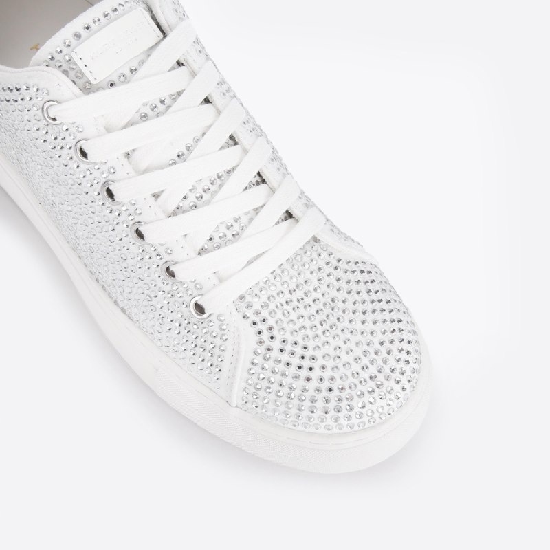 Kurt Geiger London Laney Crystal Women's Trainers White | Malaysia UJ93-532