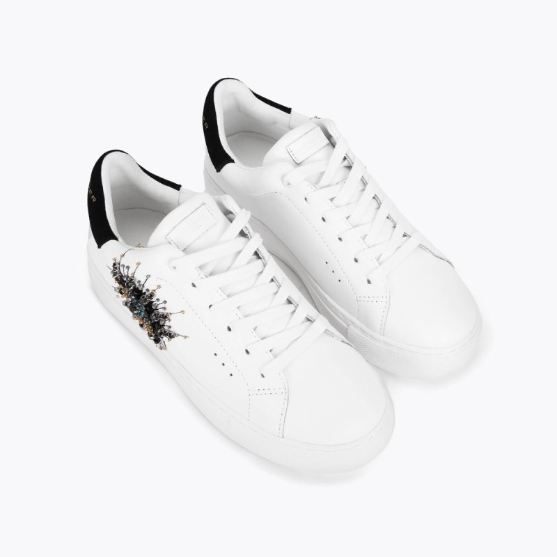 Kurt Geiger London Laney Eye Women's Trainers White | Malaysia AC17-502