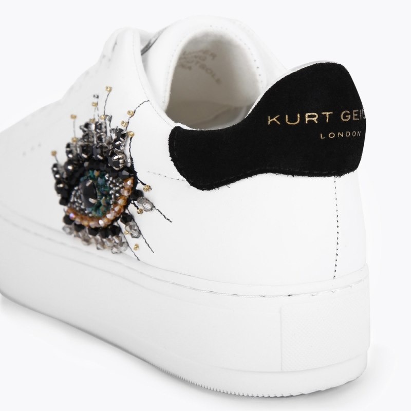 Kurt Geiger London Laney Eye Women's Trainers White | Malaysia AC17-502