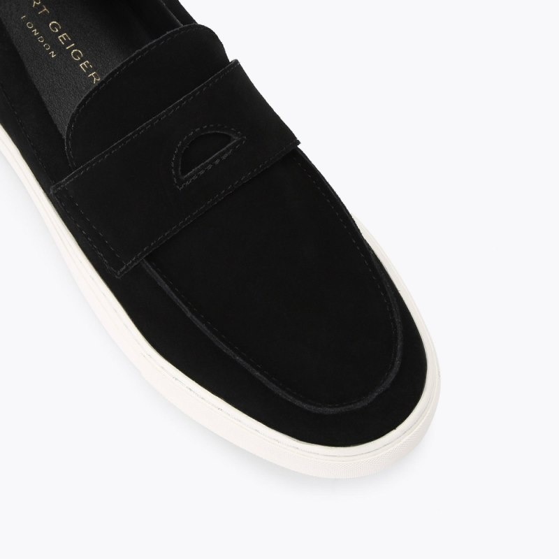 Kurt Geiger London Laney Slip On Men's Trainers Black | Malaysia ZN02-858