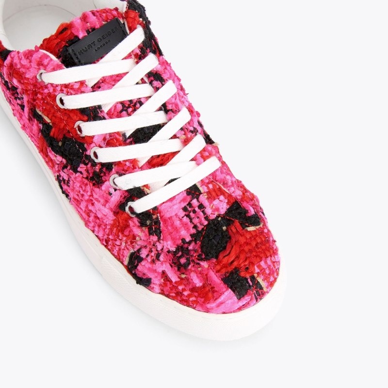 Kurt Geiger London Laney Tweed Women's Trainers Fushia | Malaysia VW27-231