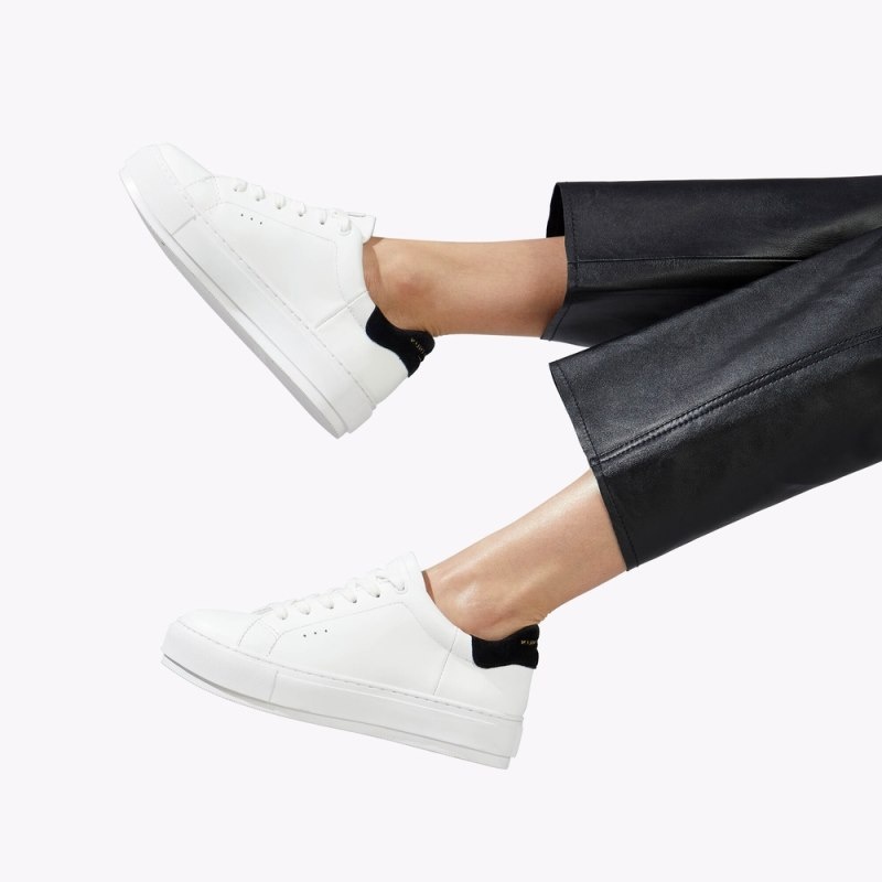 Kurt Geiger London Laney Women's Trainers White Black | Malaysia YF79-603