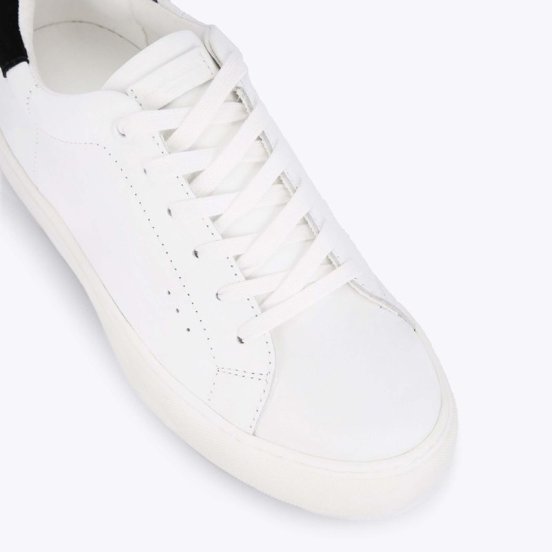 Kurt Geiger London Laney Women's Trainers White Black | Malaysia YF79-603