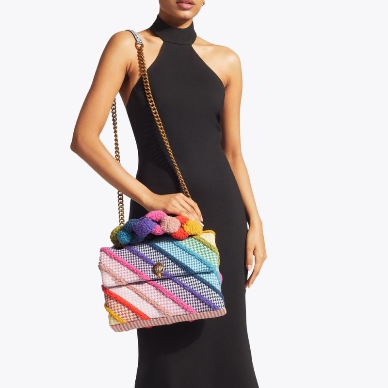 Kurt Geiger London Large Soft Kensington Women's Shoulder Bags Multicolor | Malaysia YO53-849