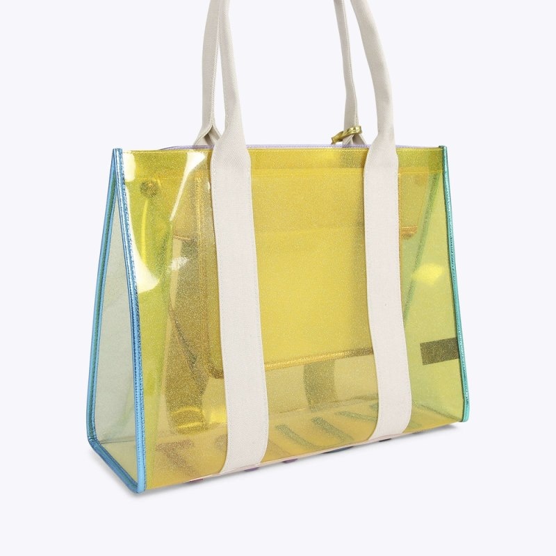 Kurt Geiger London Large Vinyl Southbank Women's Tote Bags Multicolor | Malaysia BJ78-344