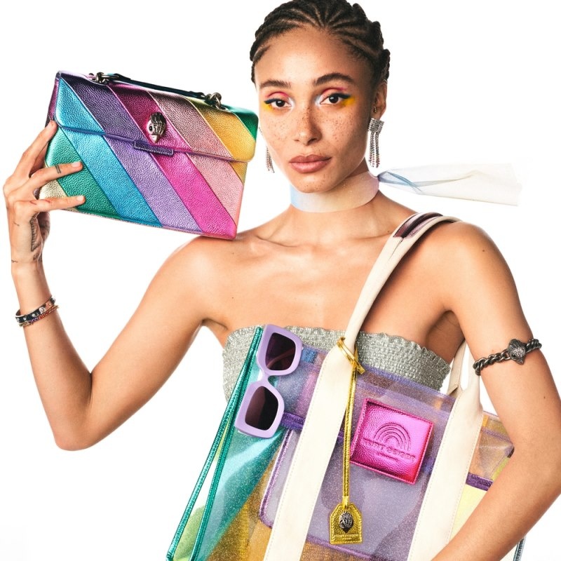 Kurt Geiger London Large Vinyl Southbank Women's Tote Bags Multicolor | Malaysia BJ78-344