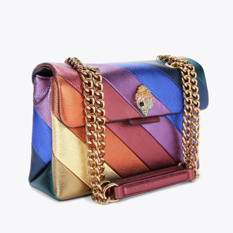 Kurt Geiger London Leather Kensington Women's Crossbody Bags Multicolor | Malaysia NU02-861