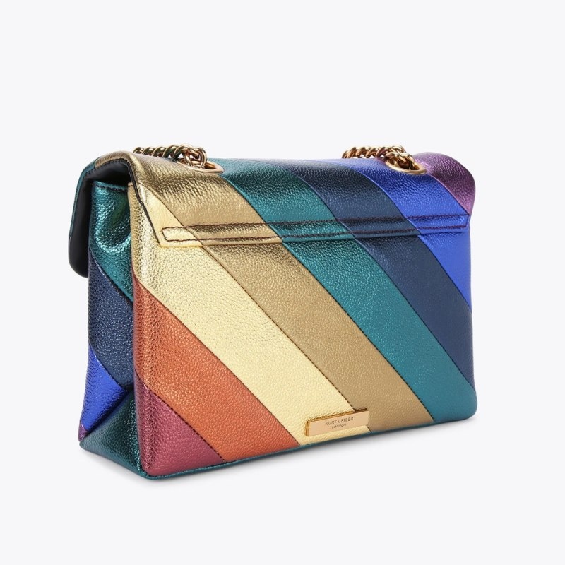 Kurt Geiger London Leather Kensington Women's Crossbody Bags Multicolor | Malaysia NU02-861