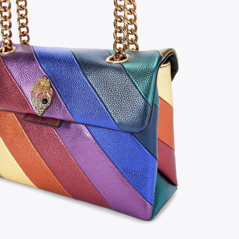 Kurt Geiger London Leather Kensington Women's Crossbody Bags Multicolor | Malaysia NU02-861