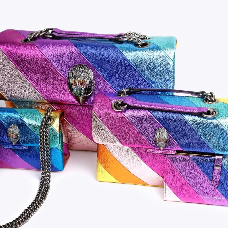 Kurt Geiger London Leather Kensington Women's Shoulder Bags Multicolor | Malaysia XW89-720