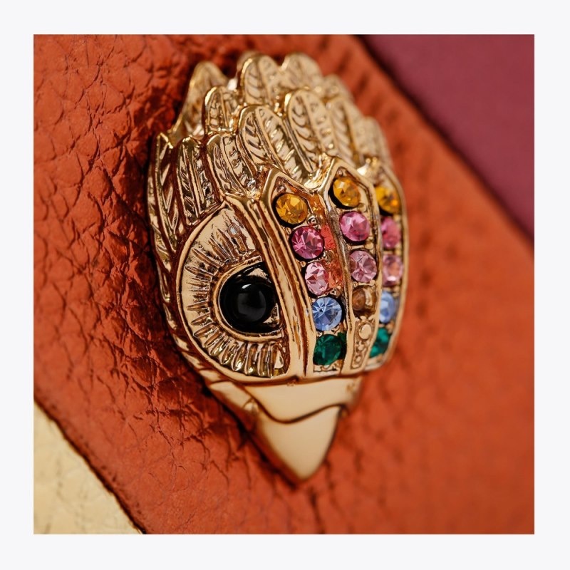 Kurt Geiger London Leather On Chain Women's Wallets Multicolor | Malaysia AA22-244
