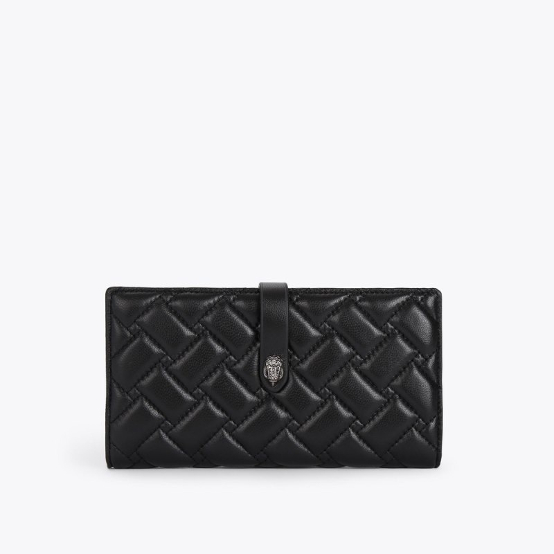 Kurt Geiger London Leather Soft Women\'s Wallets Black | Malaysia CX25-432
