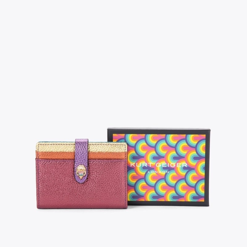 Kurt Geiger London Leather Women's Card Holder Multicolor | Malaysia TF08-097