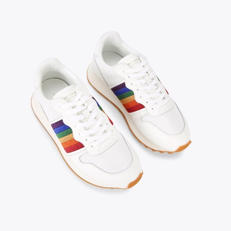 Kurt Geiger London Lennox Men's Trainers White | Malaysia FK67-362