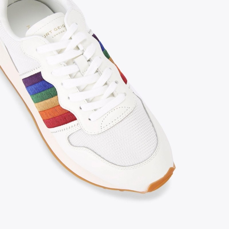 Kurt Geiger London Lennox Men's Trainers White | Malaysia FK67-362