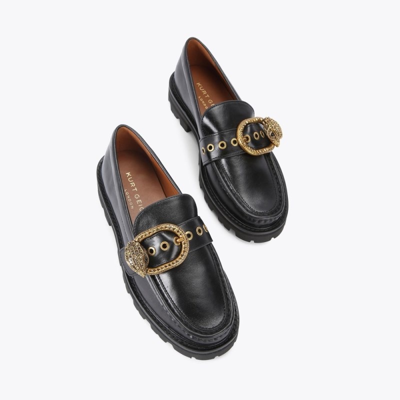 Kurt Geiger London Mayfair Chunky Women's Loafers Black | Malaysia BS53-609