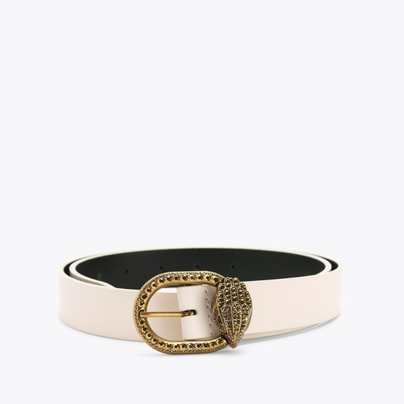 Kurt Geiger London Mayfair Women's Belts Bone | Malaysia XR12-875