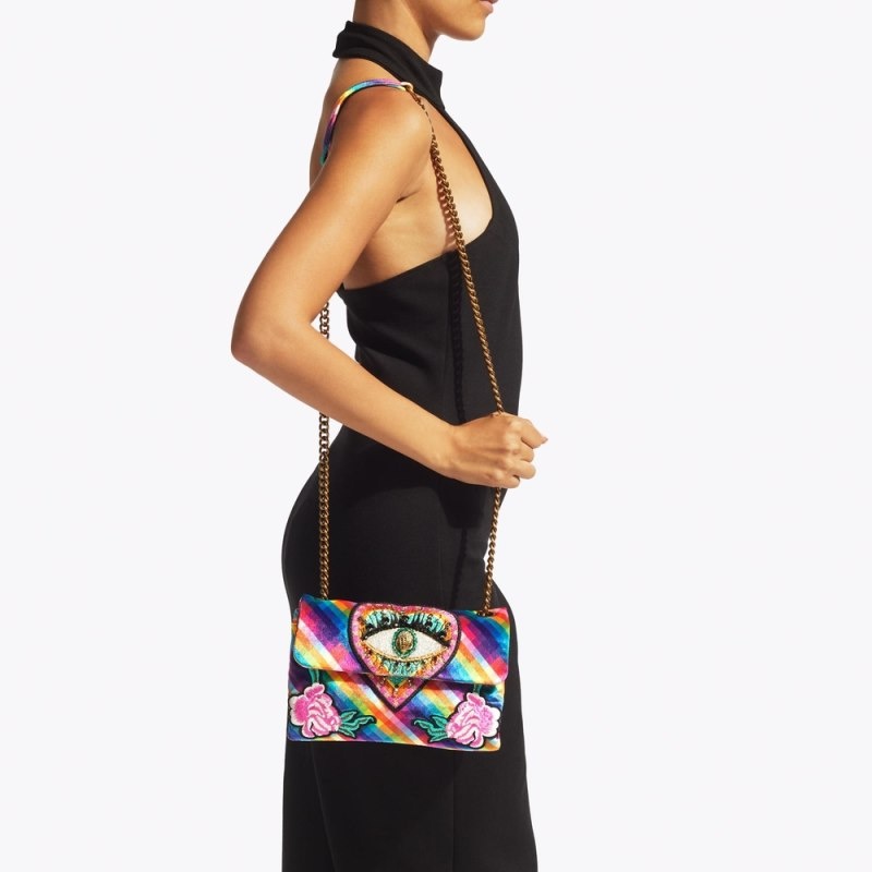 Kurt Geiger London Medium Eye Kensington Women's Crossbody Bags Multicolor | Malaysia XB75-244