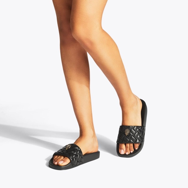 Kurt Geiger London Meena Eagle Women's Sandals Black | Malaysia XG22-398