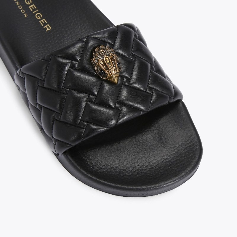 Kurt Geiger London Meena Eagle Women's Sandals Black | Malaysia XG22-398