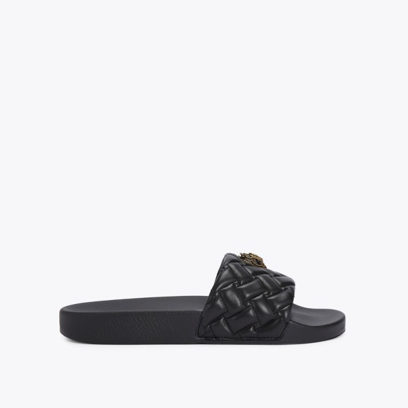 Kurt Geiger London Meena Eagle Women\'s Sandals Black | Malaysia XG22-398