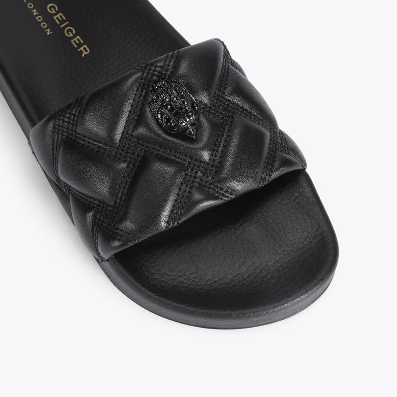 Kurt Geiger London Meena Eagle Women's Sandals Black | Malaysia QP71-998