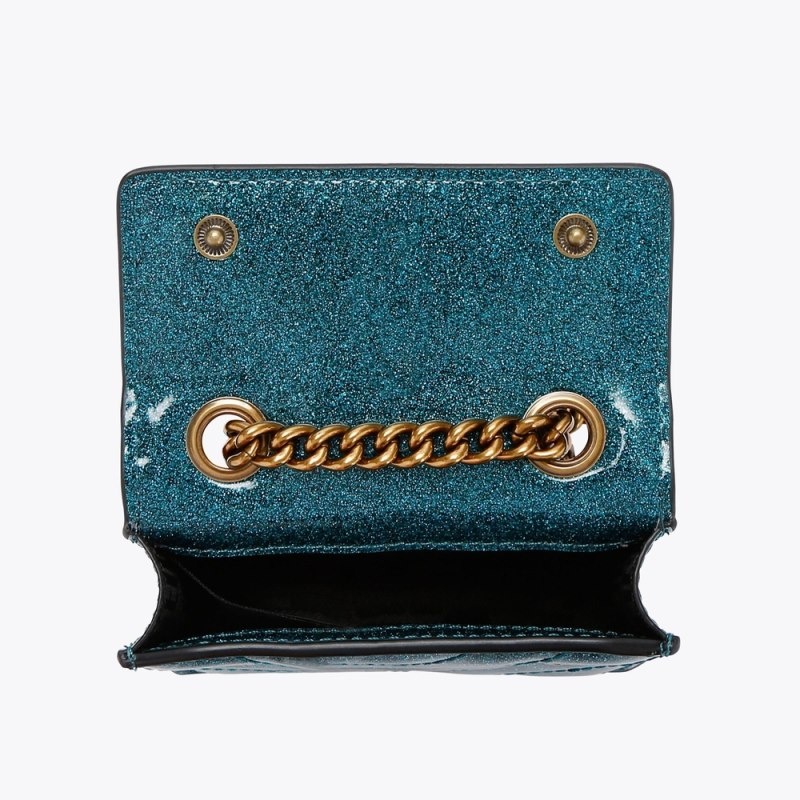 Kurt Geiger London Micro Kensington Women's Mini Bags Turquoise | Malaysia DT42-154