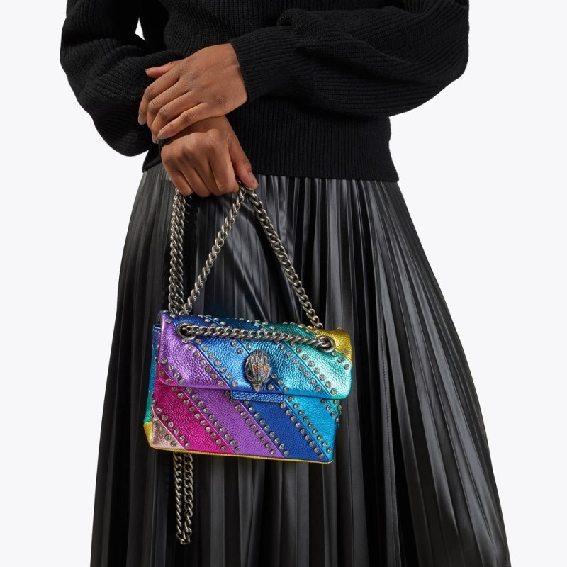 Kurt Geiger London Mini Crystal Kensington Women's Crossbody Bags Multicolor | Malaysia OE76-737