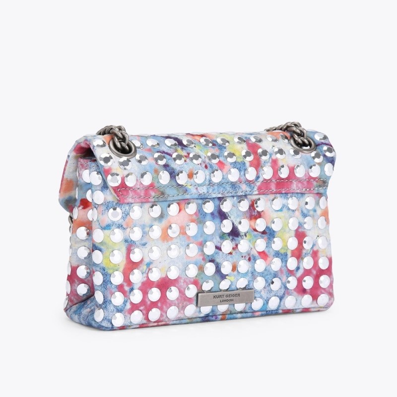 Kurt Geiger London Mini Fabric Kensington Women's Crossbody Bags Multicolor | Malaysia LV38-549