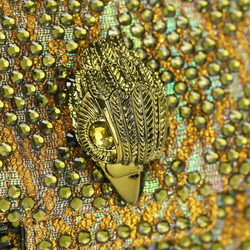 Kurt Geiger London Mini Fabric Kensington Women's Crossbody Bags Bronze | Malaysia KL24-185